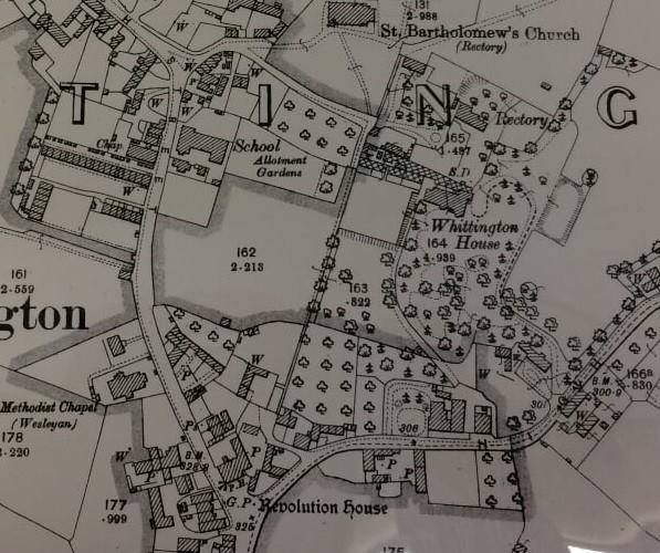 Whittington house map