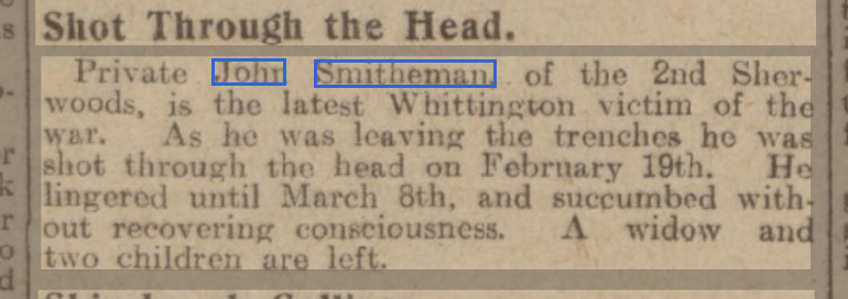 shff daily telegra17 march 1916