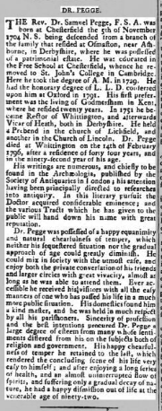 samuel pegge obit