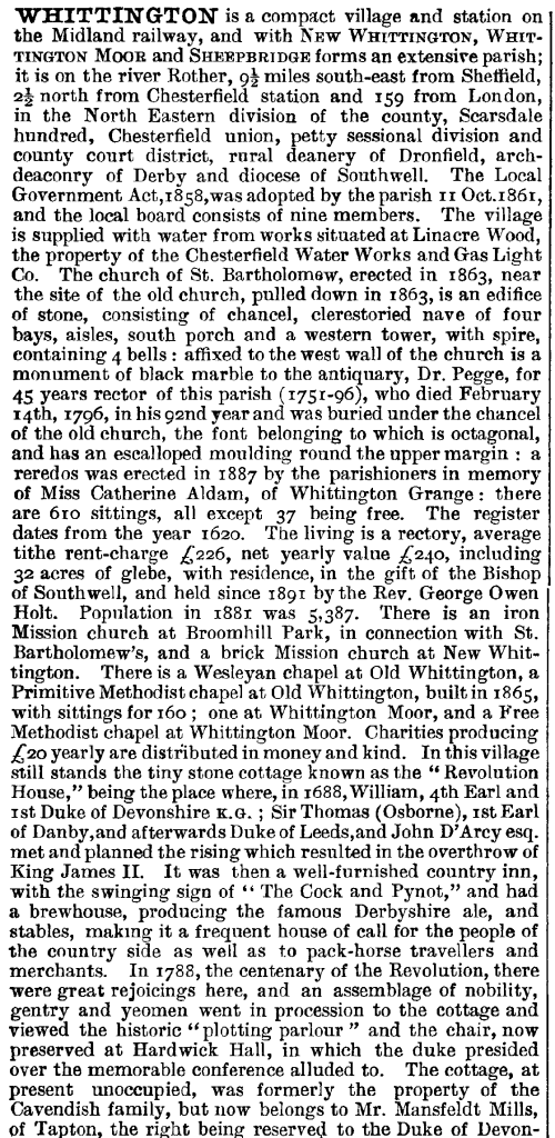 1st description of whittington