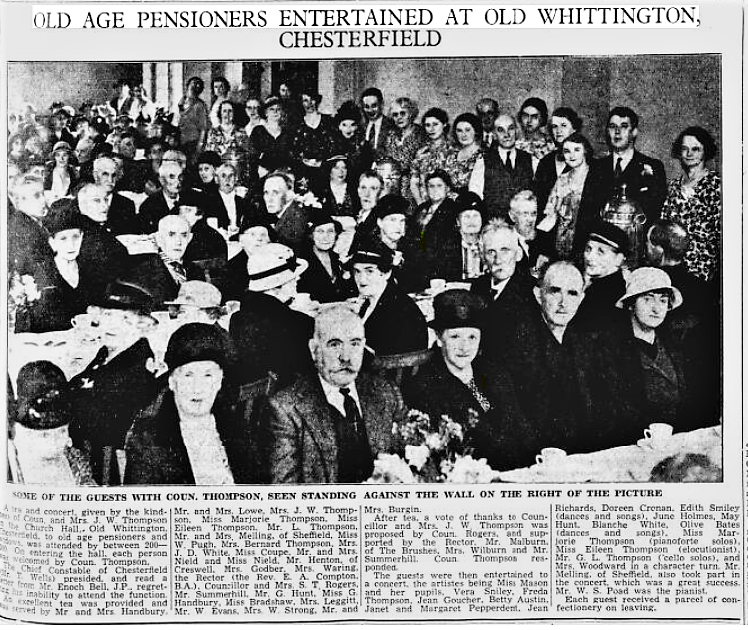 old age pensioners teadt 4 sep 1936